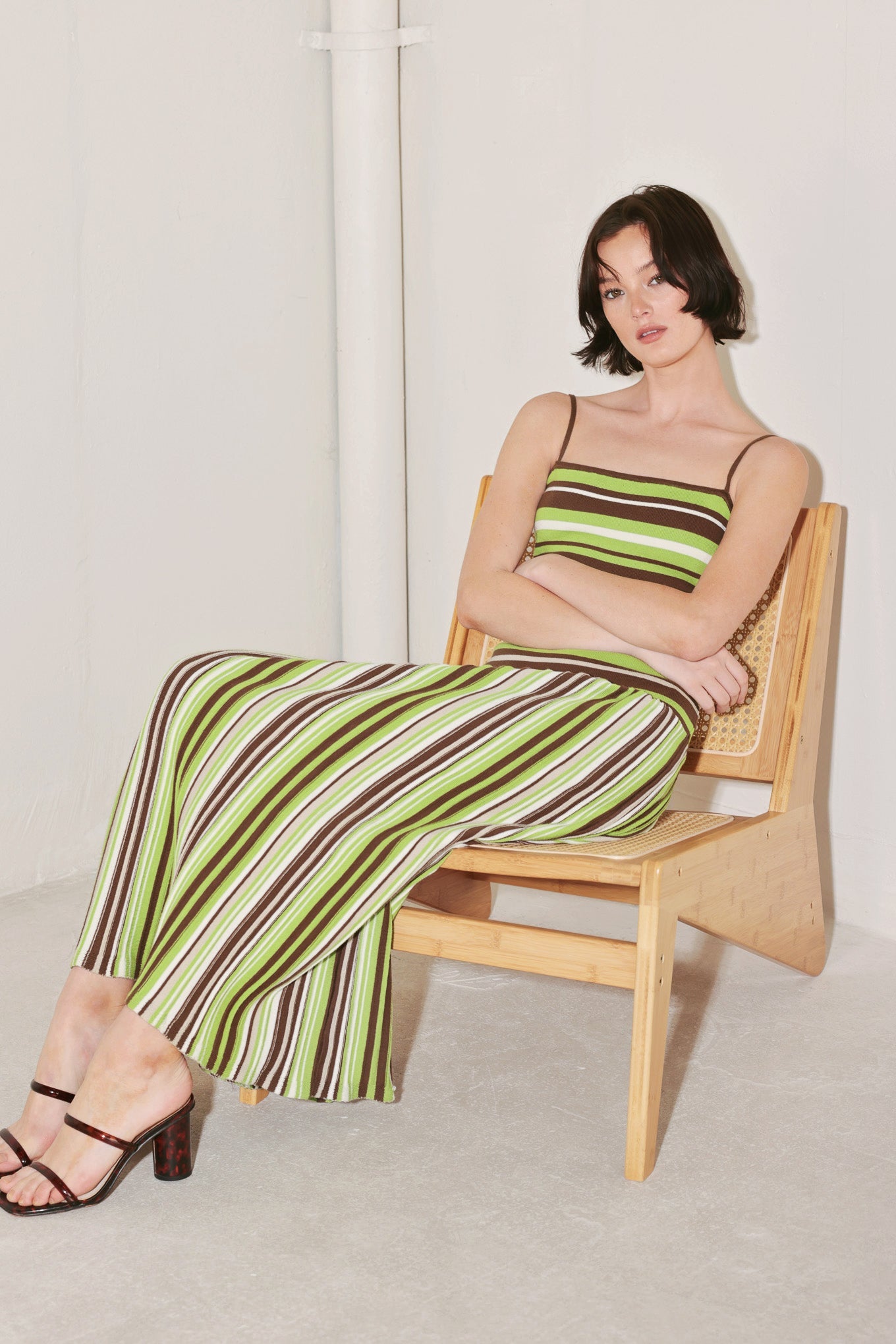 [PREORDER] FESTIVAL FREQUENCY SWEATER KNIT MIDI DRESS