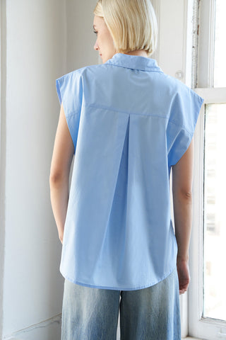 MUCH TO CELEBRATE POPLIN TOP - By Baano