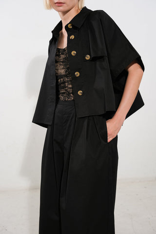 IT'S PERFECT TIMING WOVEN TOP - By Baano