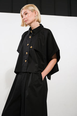 IT'S PERFECT TIMING WOVEN TOP - By Baano