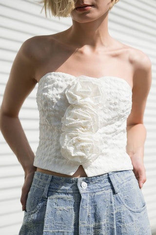 SUMMERY DARLING WOVEN TOP - By Baano