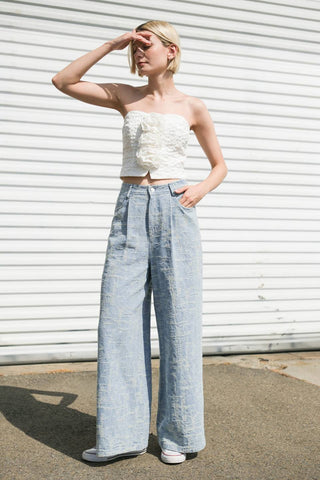 SUMMERY DARLING WOVEN TOP - By Baano
