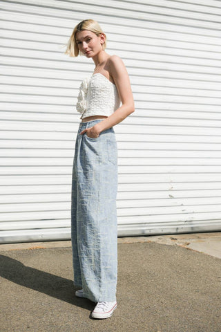 SUMMERY DARLING WOVEN TOP - By Baano