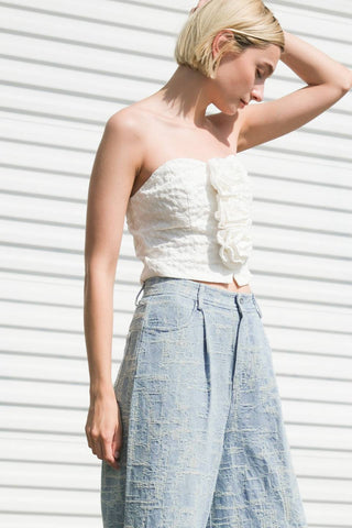 SUMMERY DARLING WOVEN TOP - By Baano