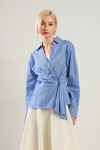 EVERMORE ELEGANCE WOVEN TOP - By Baano