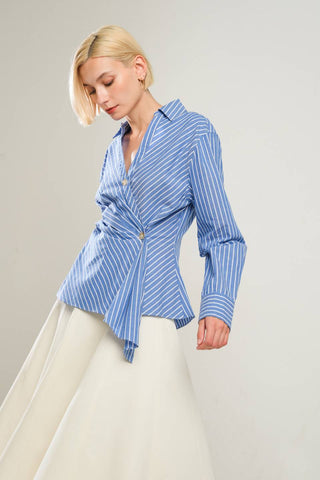 EVERMORE ELEGANCE WOVEN TOP - By Baano