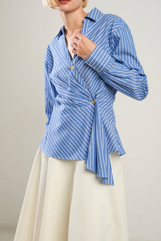 EVERMORE ELEGANCE WOVEN TOP - By Baano