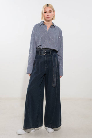 GRACEFUL APPEARANCE WOVEN TOP - By Baano