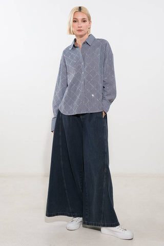 GRACEFUL APPEARANCE WOVEN TOP - By Baano