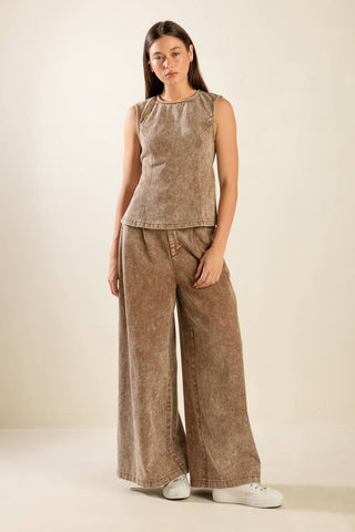 SAFE TO SAY TWILL TOP - By Baano