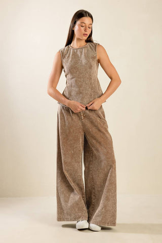 SAFE TO SAY TWILL TOP - By Baano