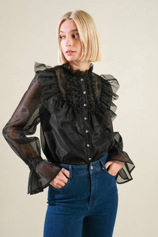 TO MY LOVE WOVEN BLOUSE - By Baano