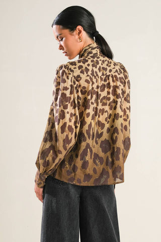 KEEPING TABS WOVEN TOP - By Baano
