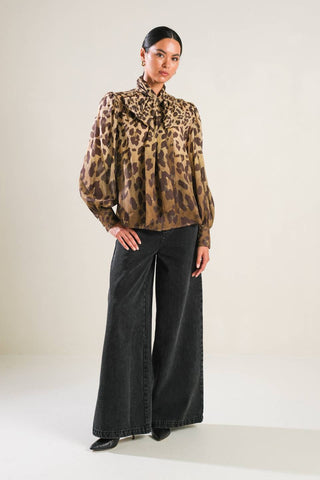 KEEPING TABS WOVEN TOP - By Baano