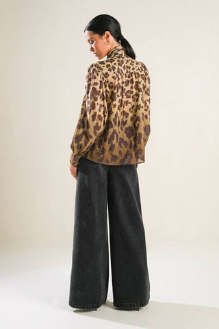 KEEPING TABS WOVEN TOP - By Baano