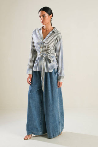 RAYS OF HOPE WOVEN TOP - By Baano