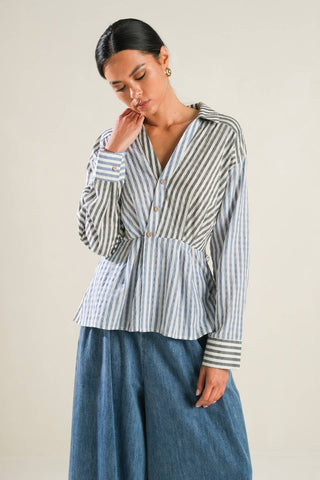 RAYS OF HOPE WOVEN TOP - By Baano