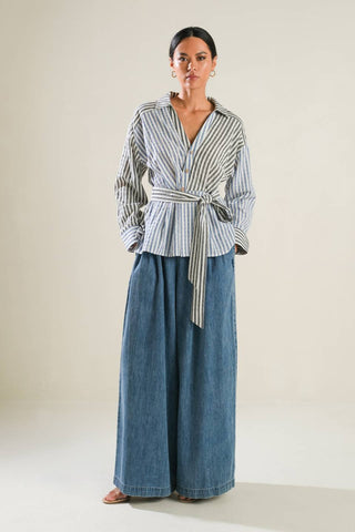 RAYS OF HOPE WOVEN TOP - By Baano