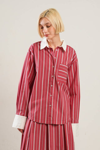 BEHIND THE GRIN WOVEN TOP - By Baano