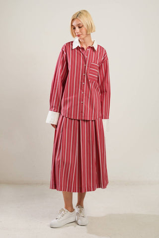 BEHIND THE GRIN WOVEN TOP - By Baano
