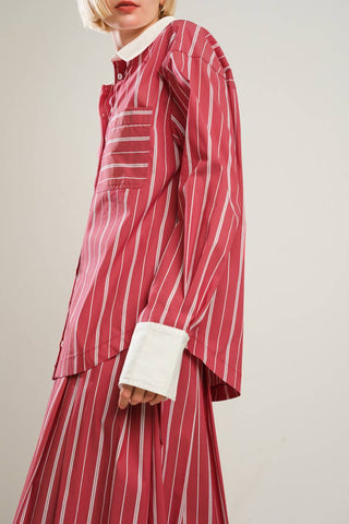 BEHIND THE GRIN WOVEN TOP - By Baano