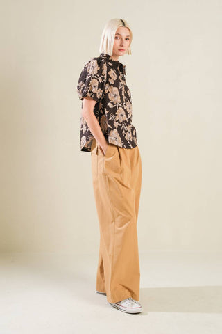 POSH PRESENCE WOVEN TOP - By Baano