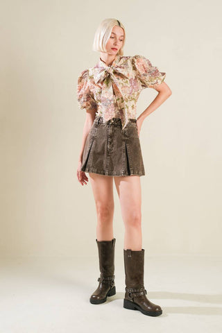 SLEEK SIMPLICITY WOVEN TOP - By Baano