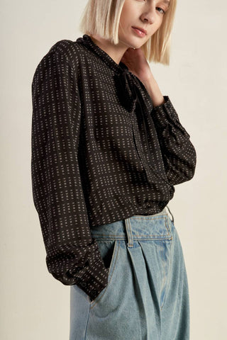 WHEREVER YOU MAY GO WOVEN TOP - By Baano