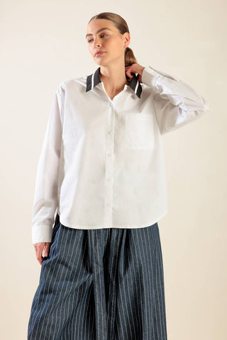 CAUSE A COMMOTION WOVEN TOP - By Baano
