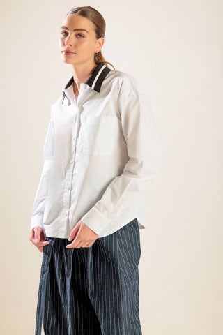 CAUSE A COMMOTION WOVEN TOP - By Baano