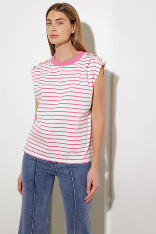 FEELING SPECIAL PINK KNIT TOP - By Baano