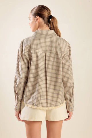 AWAITING LOVE WOVEN TOP - By Baano
