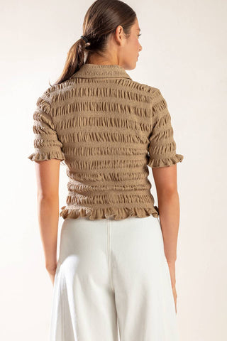 PICNIC AT SUNSET WOVEN TOP - By Baano