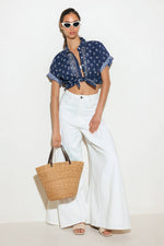 SUNKISSED MEADOW WOVEN SHIRT - By Baano