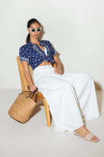 SUNKISSED MEADOW WOVEN SHIRT - By Baano