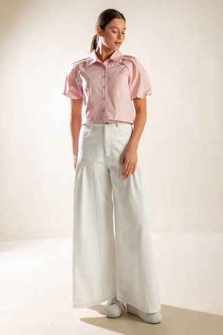 MEET YOU AT THE GARDEN WOVEN TOP - By Baano
