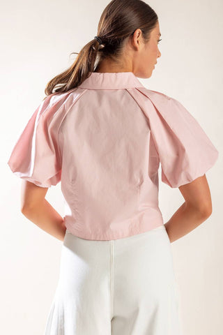 MEET YOU AT THE GARDEN WOVEN TOP - By Baano