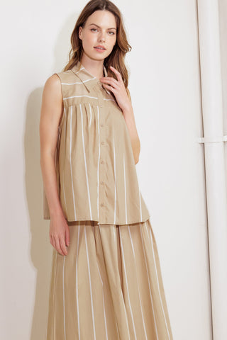 SOMEWHERE TO BE WOVEN TOP - By Baano