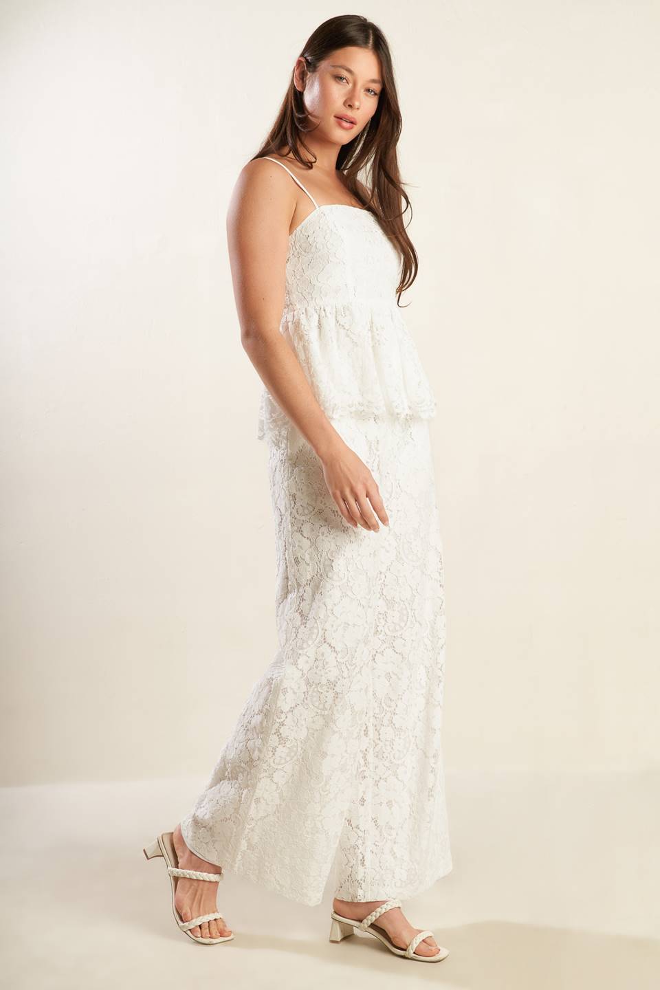 WE TRUST YOU WOVEN LACE TOP - By Baano