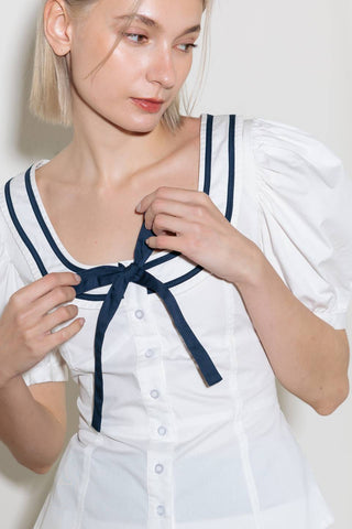 THE SWEETEST TOUCH WOVEN TOP - By Baano