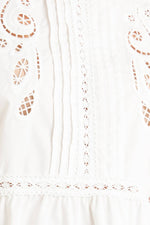 SILENT MORNING WOVEN TOP