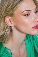 PAVE HOOPS EARRINGS - By Baano