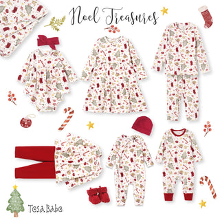 Kids’ Christmas Pajama Set – Soft Bamboo Holiday Sleepwear - Noel - By Baano