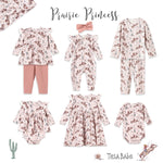 Prairie Princess Baby Girl's Western Bamboo Top & Legging - By Baano