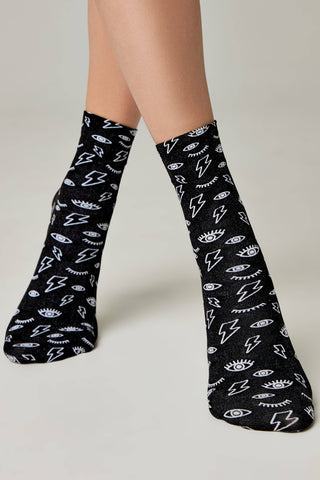 Socks Conte Fantasy - Eyes&Moon - By Baano