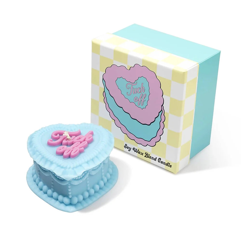 F*ck Off Heart Candle