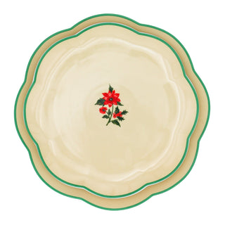 Fabled Flora Scalloped Starter Plate - Case of 12 Plates (+3 Bonus Plates)