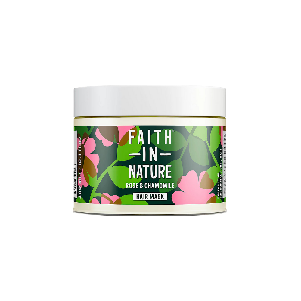 Faith In Nature Rose & Chamomile Repair Hair Care Mask 300ml - By Baano