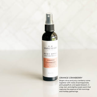 Fall Body Spray – Odor Neutralizing Mist in Cozy Seasonal Scents - By Baano