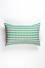 Flora Stripe Ruffle Pillow